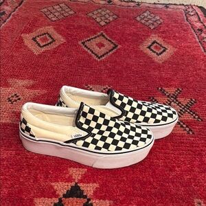 Vans Checkered Slip-On Sneakers